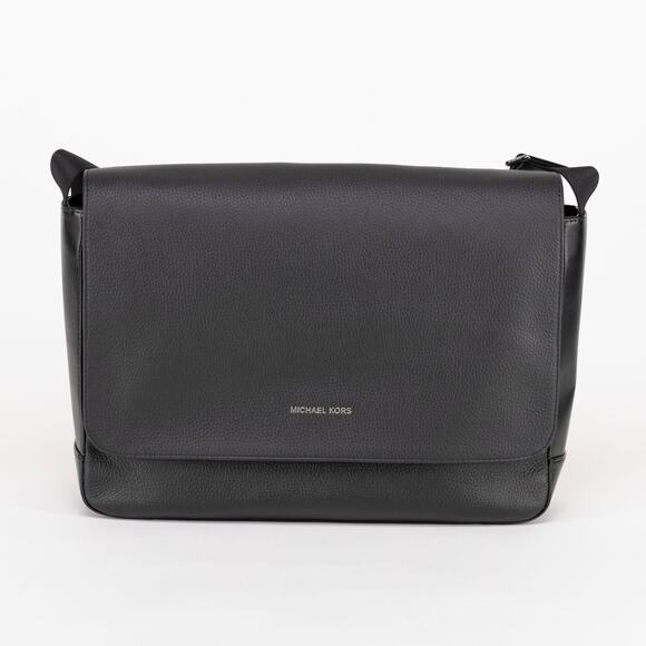 Michael Kors Men Mason Explorer Messenger Bag - Dark Gray - Picture 1 of 8